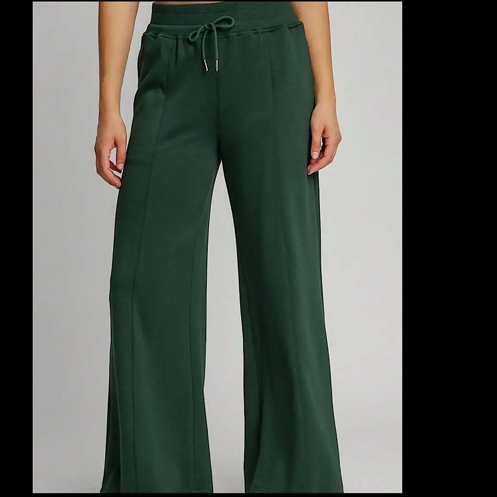 Umgee Forest Green Wide Leg Pants